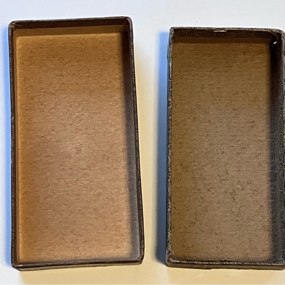 Antique Ostrich Leather Bill Holder in original box with Keystone Bill - Picture 16 of 16